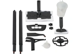 Пароочиститель Bort BDR-2300-R 93722609 напольный, 2100 Вт, объем бачка: 1.5 л, постоянная подача пара: 45 г/мин, время непрерывной работы: 35 мин, горизантальное/вертикальное отпаривание, время нагревания: 360 сек