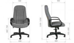 Офисное кресло Chairman 685 Россия T08 черный NEW