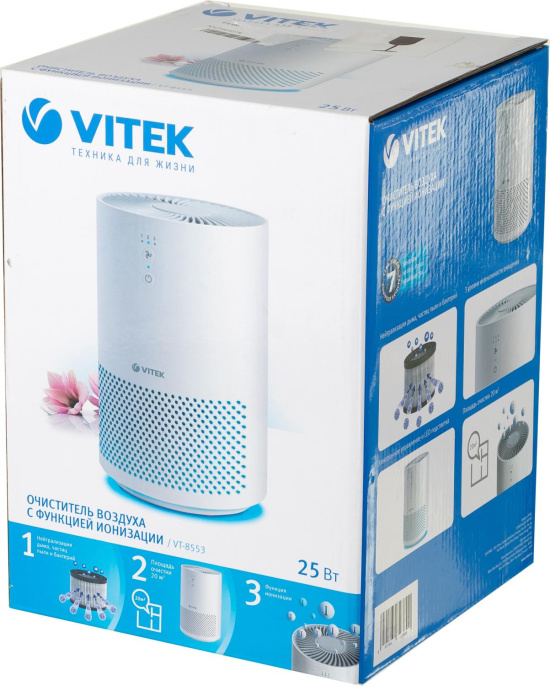 Воздухоочиститель VITEK 8553-VT-01,  белый
