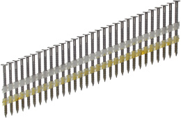 Гвозди Milwaukee 20°/65мм RS 2000шт 4932492591 гальванические, с кольцевой накаткой, полукруглая голова, для M18 FFN21