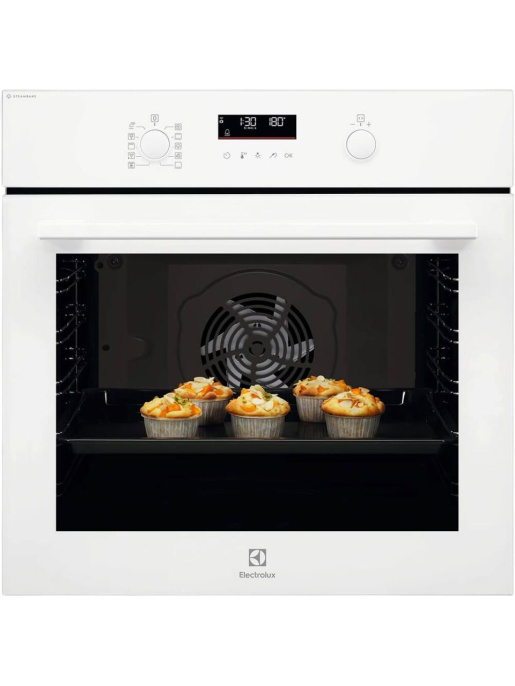 Духовой шкаф электрический Electrolux EOD6F77WV,  72л,  дверца с 3 стеклами,  белый