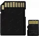 Карта памяти Qumo QM64GMICSDXC10U3 microSDXC 64Gb Class10 UHS-I U3 + microSD-- SD Adapter