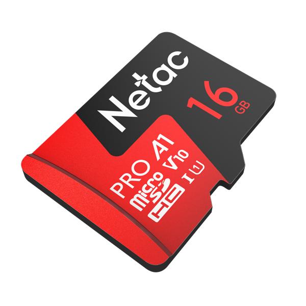 Носитель информации Netac P500 Extreme PRO 16GB MicroSDHC V10/U1/C10 up to 100MB/s, retail pack with SD Adapter