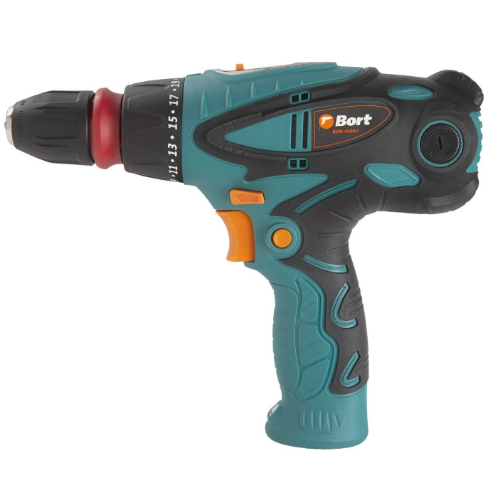 Дрель-шуруповерт Bort BSM-450X2 450Вт патрон:быстрозажимной 93410600