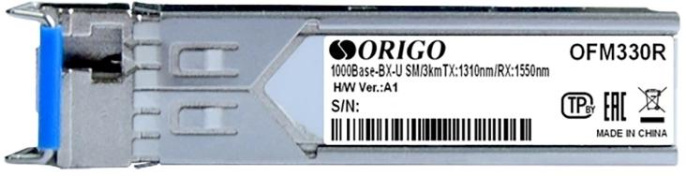Трансивер Origo OFM330R/10KM оптич. SFP SM Tx:1310нм Rx:1550нм до 10км OFM330R/10KM/A1A