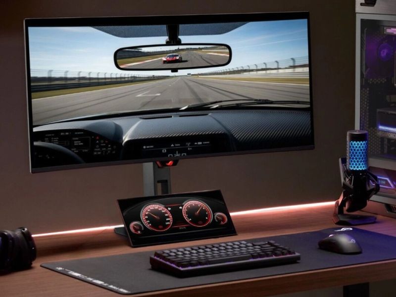 ASUS представила сенсорный мини-монитор ROG Strix XG129C