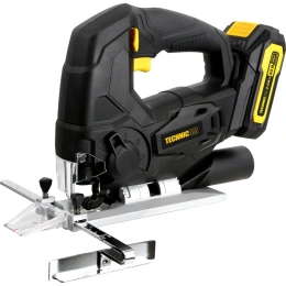 Аккумуляторный лобзик TECHNICOM 20В 2Ач, 0-2400 ход/мин, LED подсветка, 45° угол распила, 3 режима маятникового хода TC-CJ520