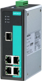 Промышленный неуправляемый коммутатор MOXA EDS-305, 5 портов 10/100BaseT X , IP30, от 0 до 60°C, DIN-Rail