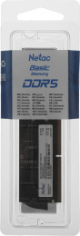 Оперативная память NETAC Basic NTBSD5N48SP-16 DDR5 - 1x 16ГБ 4800МГц, для ноутбуков SO-DIMM , Ret, original