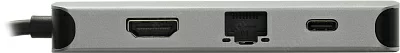 Док-станция ORICO-MC-U602P-GY, Type-C (3xUSB 3.0, USB Type-C, HDMI, RJ-45), Серый