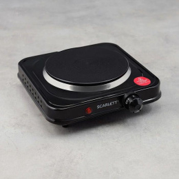 Плита Электрическая Scarlett SC-HP700S31 черный эмаль настольная