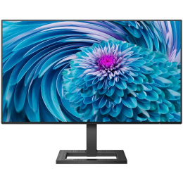 Монитор Philips 23.8" 242E2FA/00 6:9, IPS 75Hz, FreeSync, 1хVGA, 1хHDMI, DP, цвет черный, БП внешний, кабель HDMI