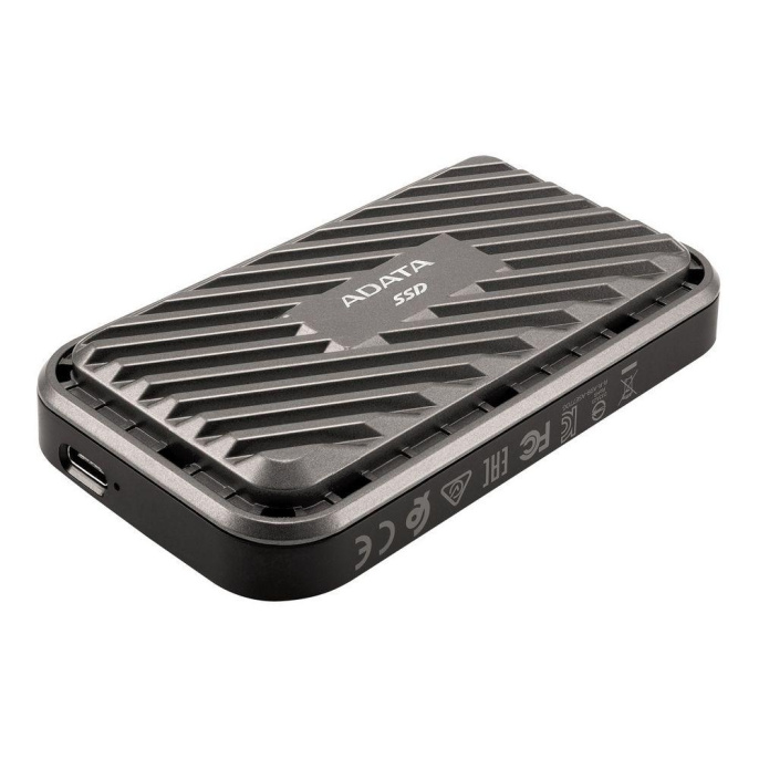 ADATA Внешний накопитель SSD USB3.2 ADATA 512GB SE770G ASE770G-512GU32G2-CBK металл, черный