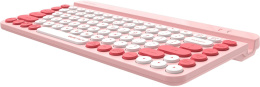 Клавиатура A4TECH Fstyler FBK30, USB, Bluetooth/Радиоканал, мембранная,  розовый [fbk30 raspberry]