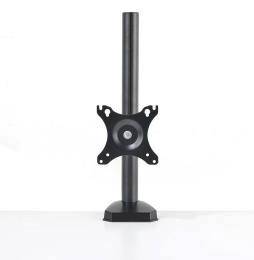 Кронштейн для мониторов ЖК Buro M3, до 27", до 9кг, крепление к столешнице, поворот и наклон, черный