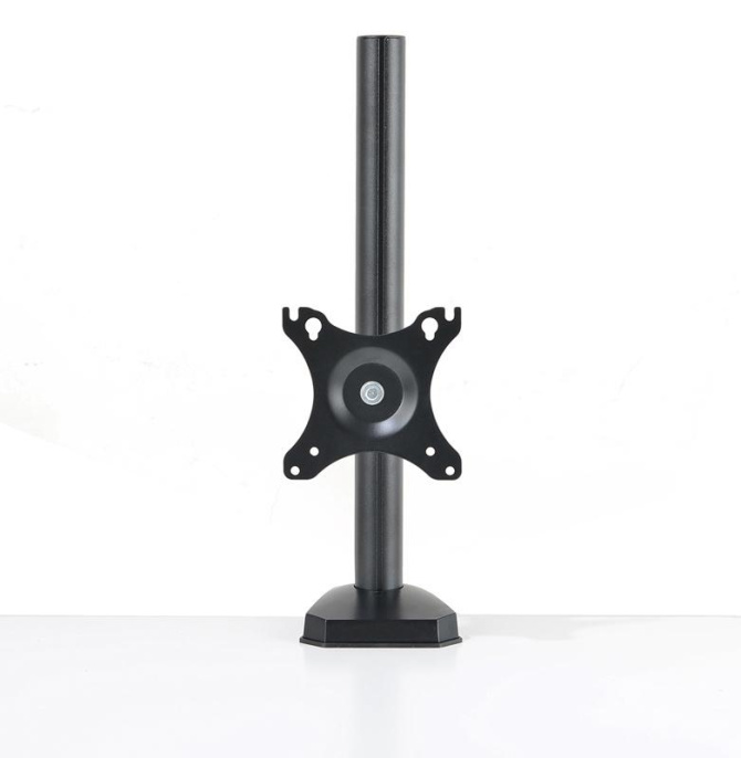 Кронштейн для мониторов ЖК Buro M3, до 27", до 9кг, крепление к столешнице, поворот и наклон, черный