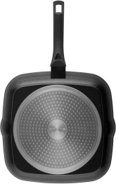 Сковорода-гриль Polaris Monolit 28G, 28x28, антипригарное покрытие, алюминиевая [15264]