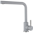 Смеситель GRANFEST GRANFEST QUARZ Смеситель для кухни, Г-образный, серый GF-Z-5411 gray