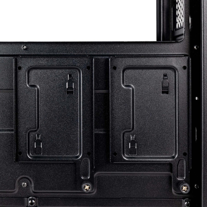 Корпус ATX HIPER BH34-1, Midi-Tower, без БП,  черный