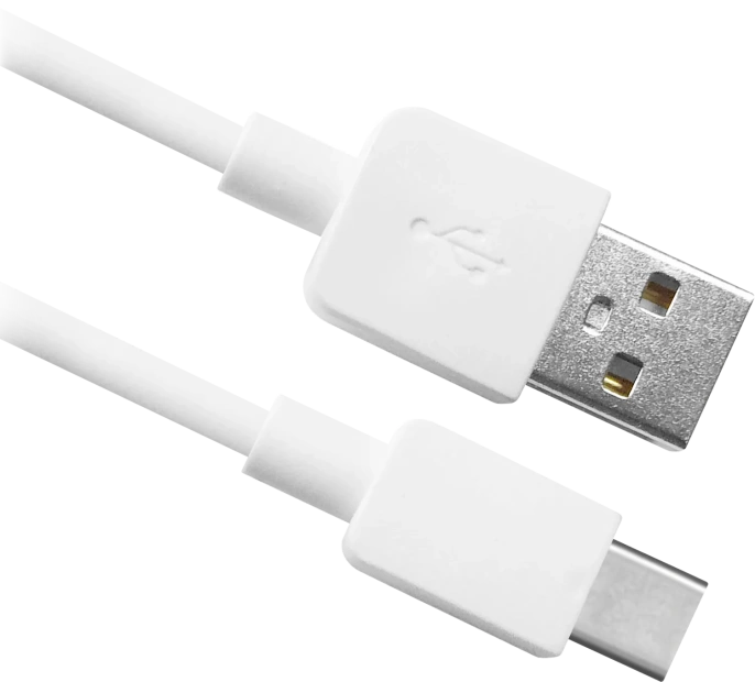 Defender USB кабель USB08-01C AM-TypeC, белый, 1m, пакет, 87495