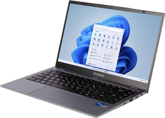 Ноутбук IRBIS SmartBook 14NBP02 14.0" 1920x1080, IPS, 60 Гц, Intel Core Ultra 5 125U, 16 ГБ LPDDR5, SSD 512 ГБ, Windows 11 Pro, цвет крышки серый