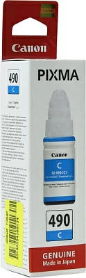 Чернильница Canon GI-490C Cyan для PIXMA G1400/2400/3400