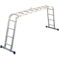 Алюминиевая лестница Алюмет шарнирная четырехсекционная 4х4 ступеней. Серия TL 4044