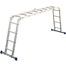 Алюминиевая лестница Алюмет шарнирная четырехсекционная 4х4 ступеней. Серия TL 4044