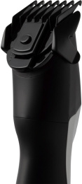 Машинка для стрижки Polaris PHC 1201R черный/серебристый 240Вт насадок в компл:5шт