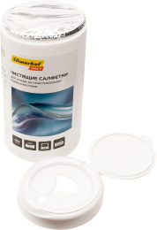 Салфетки Silwerhof DAILY для компьютеров и оргтехники туба 100шт влажных