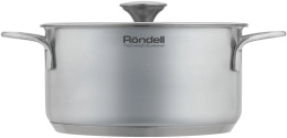 Кастрюля 2л Rondell Modern RDS-1746, нержавеющая сталь, с крышкой