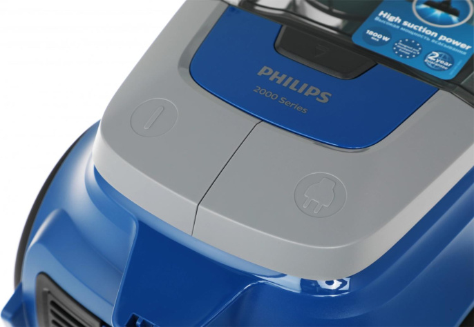 Пылесос Philips 2000 Series XB2022/01, 1800Вт, синий/черный