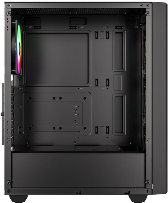 Корпус ID-Cooling Ware 310 черный без БП ATX 6x120mm 2xUSB2.0 1xUSB3.0 audio bott PSU WARE 310 ARGB
