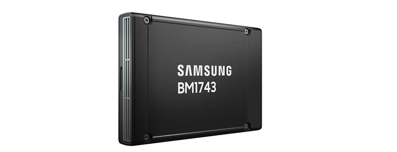 Samsung представила свой новый SSD BM1743: девайс с впечатляющей ёмкостью в 61,44 ТБ!