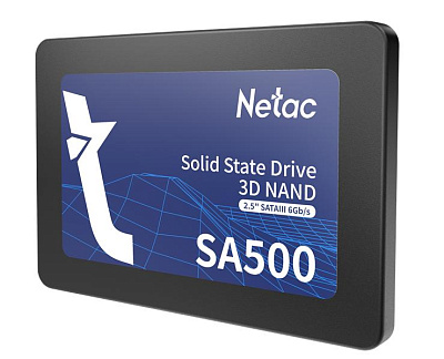 Накопитель SSD 2.5" SATA-III Netac 128GB SA500 (NT01SA500-128-S3X) 500/400 MBps