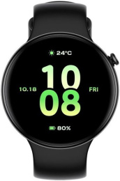 Смарт-часы Honor Watch Fit Active IVY-B19 Black (5502ABWL) (экран: 1.32", AMOLED, разрешение: 466x466, 352 PPI, 32 МБ ОЗУ+4 ГБ ПЗУ, 1 кнопка, GPS/ГЛОНАСС/Beidou/GALILEO/QZSS, Bluetooth 5.4, микрофон, датчики: пульса/геомагнитный/гироскоп, батарея: 480 мА·