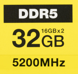 Модуль памяти CORSAIR 32GB 5200МГц DDR5 CL40 DIMM Kit of 2x16GB XMP 3.0, Vengeance Black CMK32GX5M2B5200C40