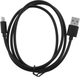 Кабель KINGPRICE USB Type-C (m) -  USB (m),  1м,  2A,  черный [kp-usbac-2a-1m]