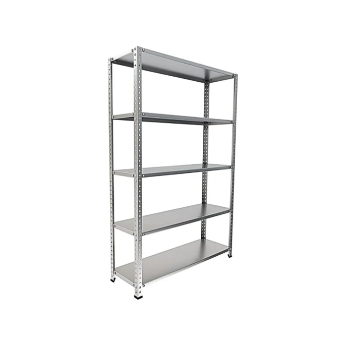 Универсальный металлический стеллаж IRONMEBEL optimus lite 2200x700x300 мм, 5 полок M-СУЭ2200х700х300
