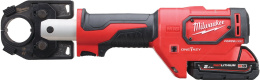 Кримпер гидравлический Milwaukee Force Logic M18 HCCT-201C (4933451194) (аккумуляторный, бесщёточный двигатель POWERSTATE, ONE-KEY технология предустановки характеристик через Bluetooth и специальное ПО, сила обжима 60кН, 40000 пресс циклов, сечение кабел