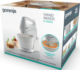 Миксер GORENJE M450WS, с чашей, белый