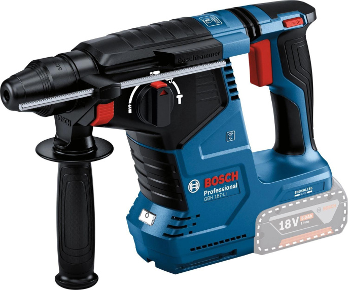 Перфоратор Bosch GBH 187-LI патрон:SDS-plus уд.:2.4Дж аккум. 0611923020