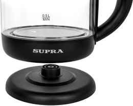 Чайник электрический Supra KES-1859G 1.8л. 1800Вт черный корпус: стекло/пластик