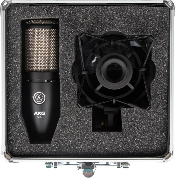 Микрофон проводной AKG P220 черный