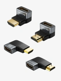 Угловой адаптер CABLETIME CP43G (CT-HMF8K-AGL) HDMI 8K HDMI 2.1 «папа-мама» — идеальное решение для ограниченного пространства