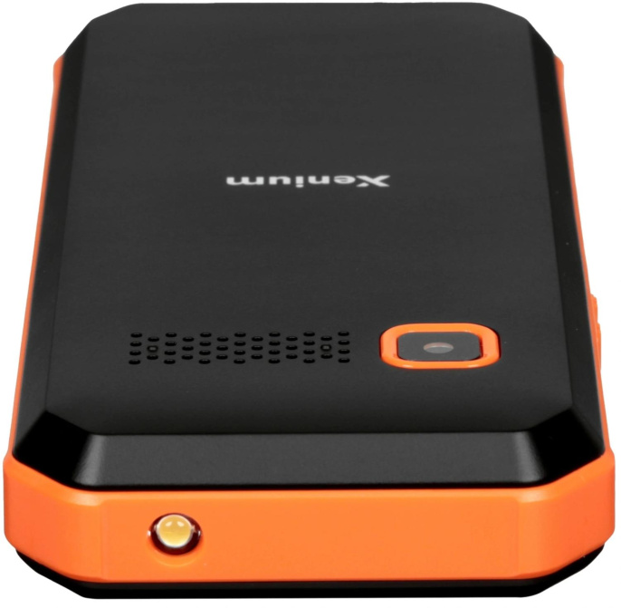 Сотовый телефон XENIUM X300,  черный/оранжевый