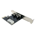 Espada Контроллер PCI-E, USB3.0 2 порта , чип ASM1042, модель EU30A2 46048