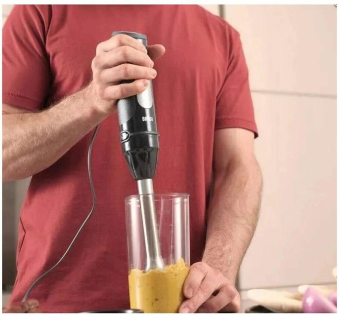 Блендер погружной Braun MultiQuick 5 MQ55307MBK 1000Вт черный