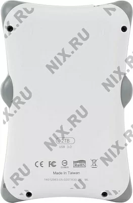 Накопитель Silicon Power SP020TBPHDA30S3W Armor A30 White USB3.0 Portable 2.5" HDD 2Tb EXT (RTL)