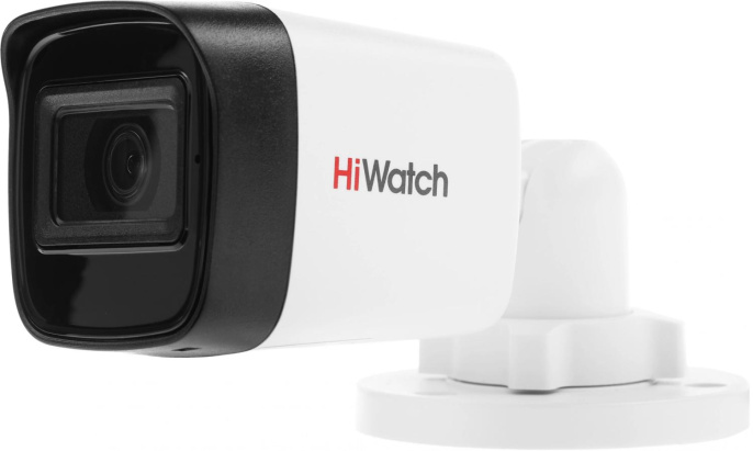 Камера видеонаблюдения аналоговая HiWatch Ecoline HDC-B020 B 3.6MM 3.6-3.6мм HD-TVI цв. корп.:белый HDC-B020 B 3.6MM